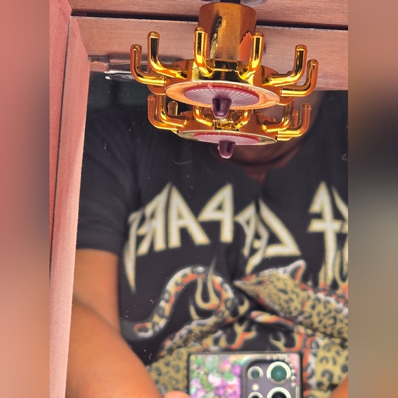 Vintage Wal-Mart Wooden Glass Diamond Pattern Door Jewerly Cabinet Armoire Box - Picture 13 of 17